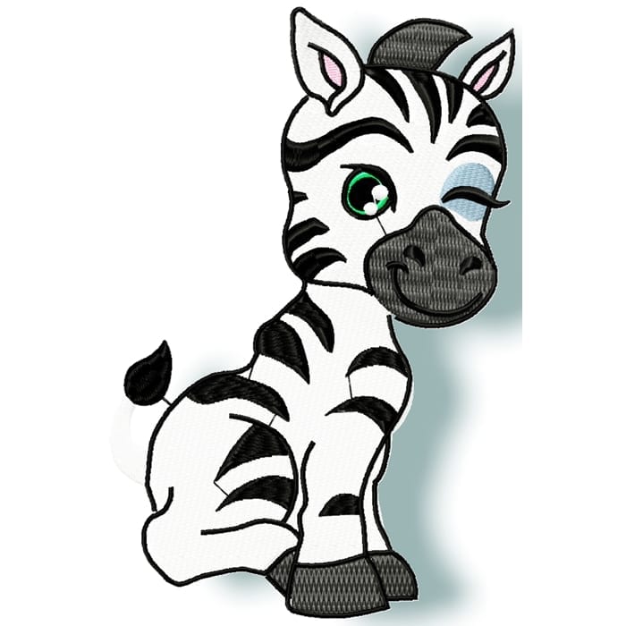 Lovable Little Zebra