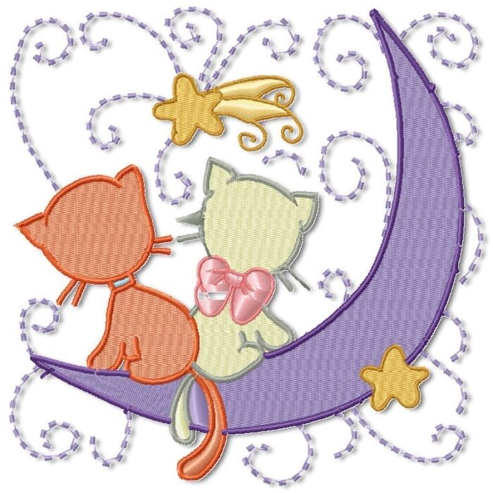 Sky Moon Curly Blocks
