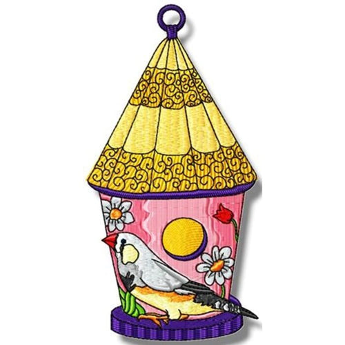 Bird Houses With Line Work