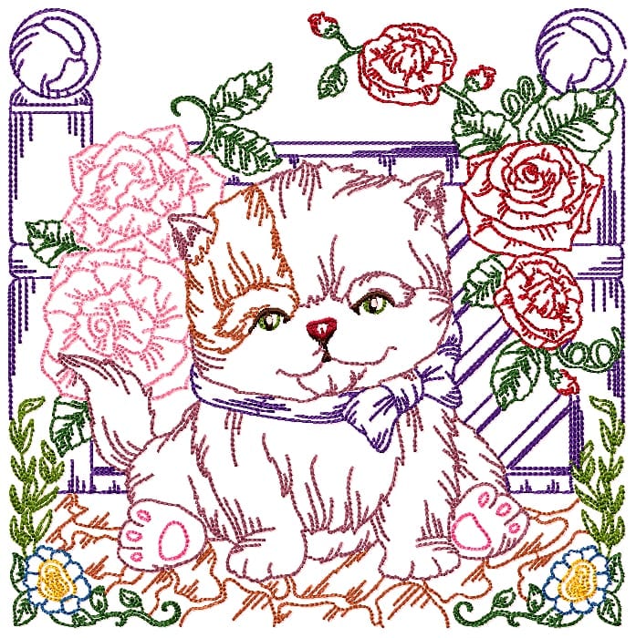 On The Farm Colour linework 1
