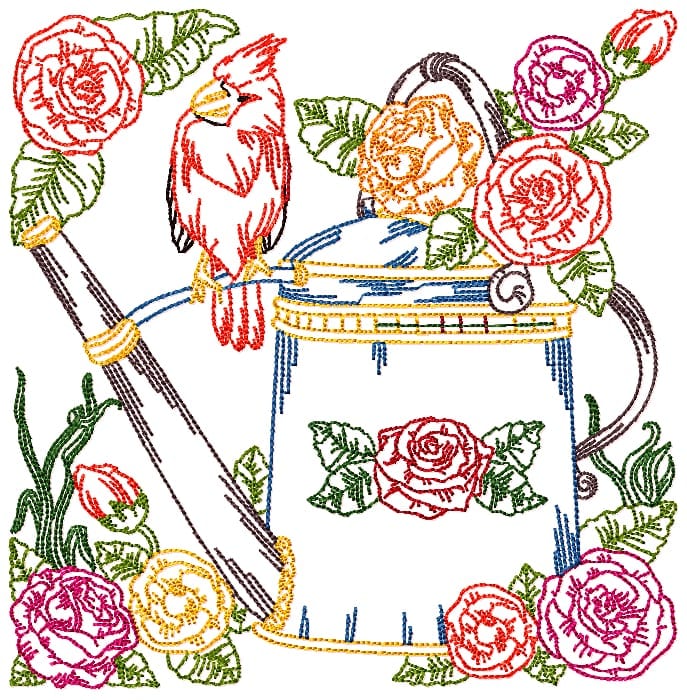 On The Farm Colour linework 1