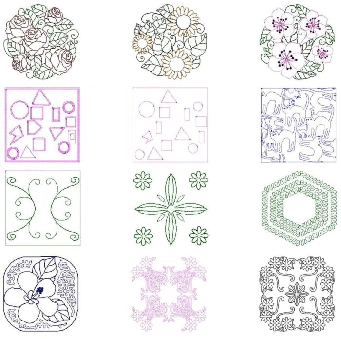 Fancy Quilting Backgrounds