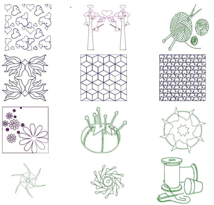 Fancy Quilting Backgrounds