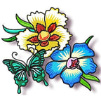 Passionflower and Butterfly