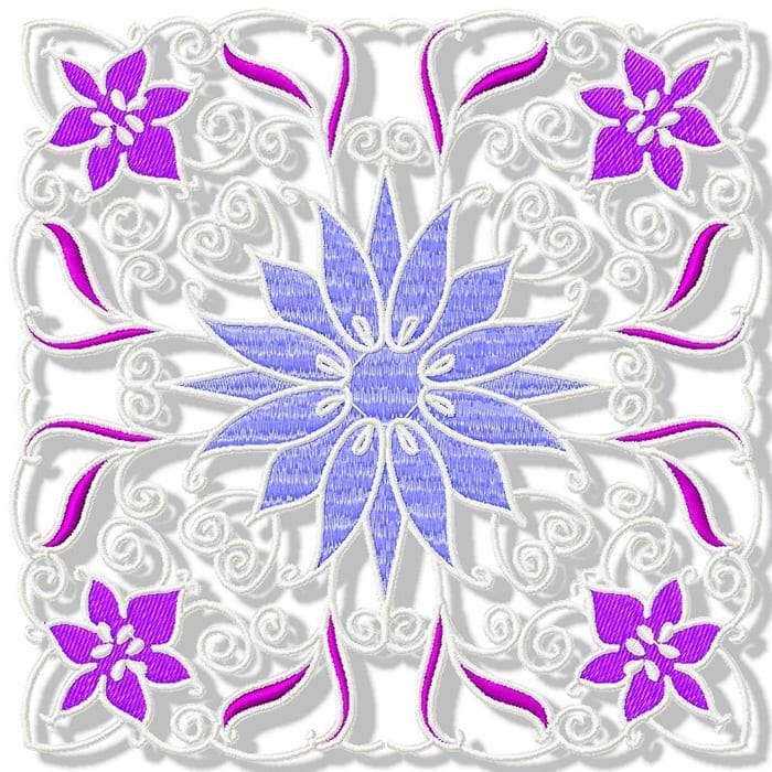 Purple Lilies Blocks