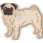 Pug Realistic Set