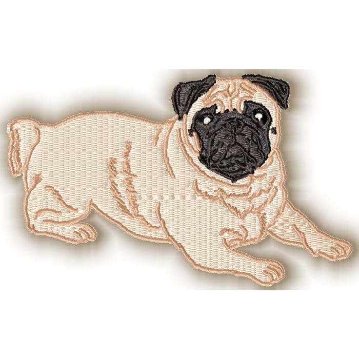 Pug Realistic Set