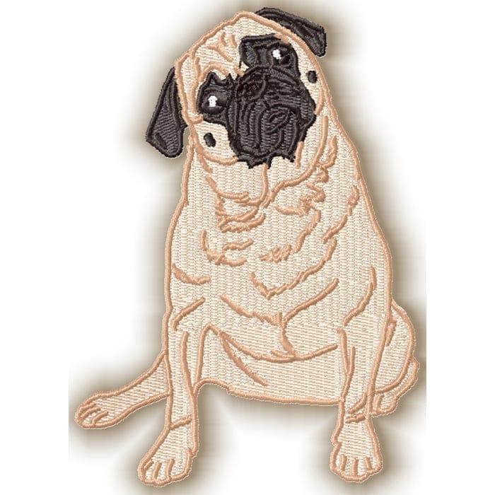 Pug Realistic Set