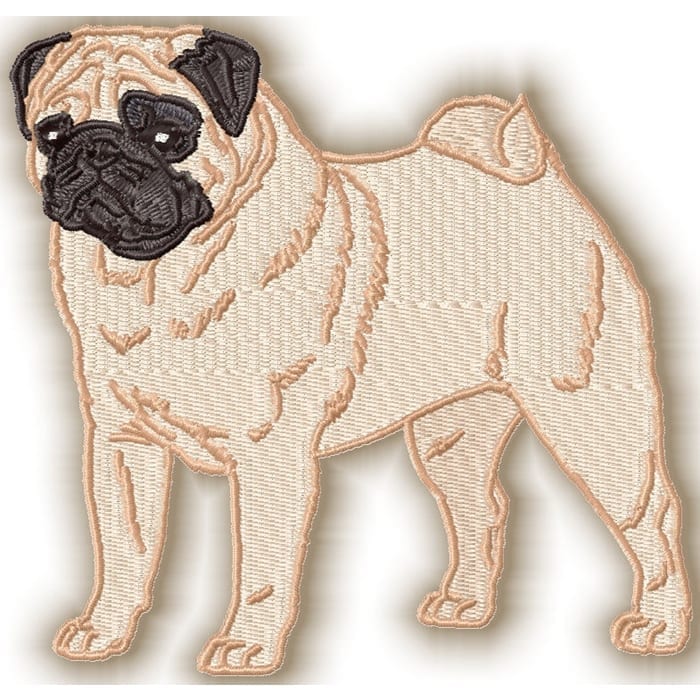 Pug Realistic Set