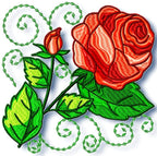Red Roses Blocks
