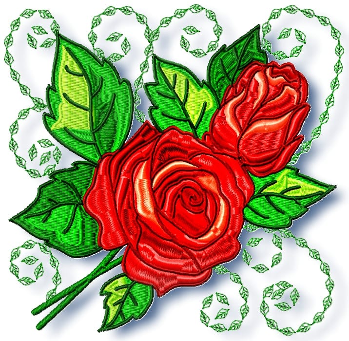 Red Roses Blocks