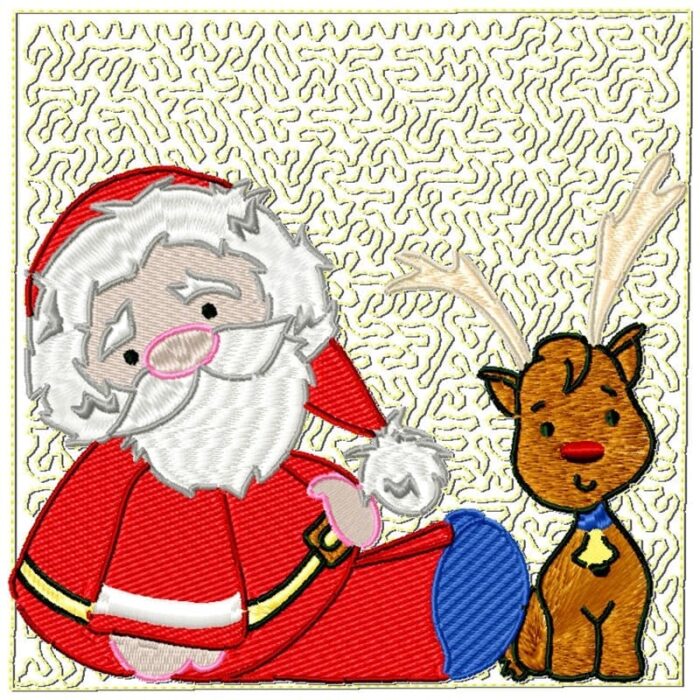 Santa Curly Blocks
