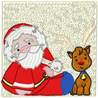 Santa Curly Blocks