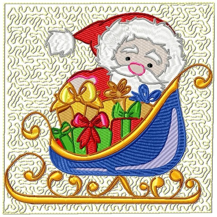 Santa Curly Blocks