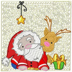 Santa Curly Blocks