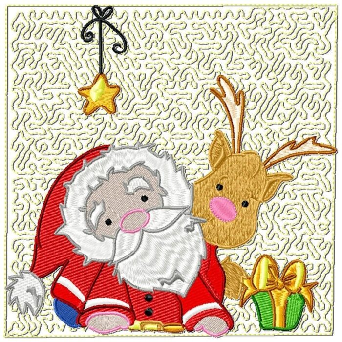 Santa Curly Blocks