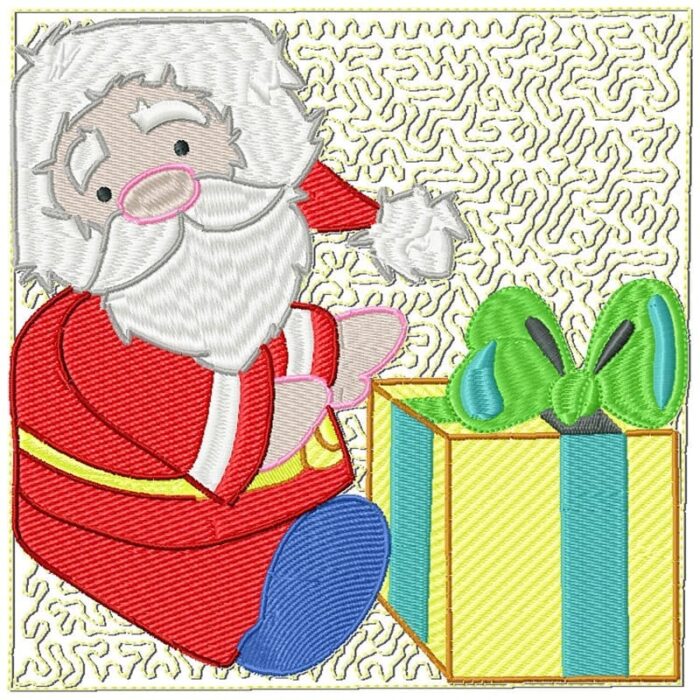 Santa Curly Blocks
