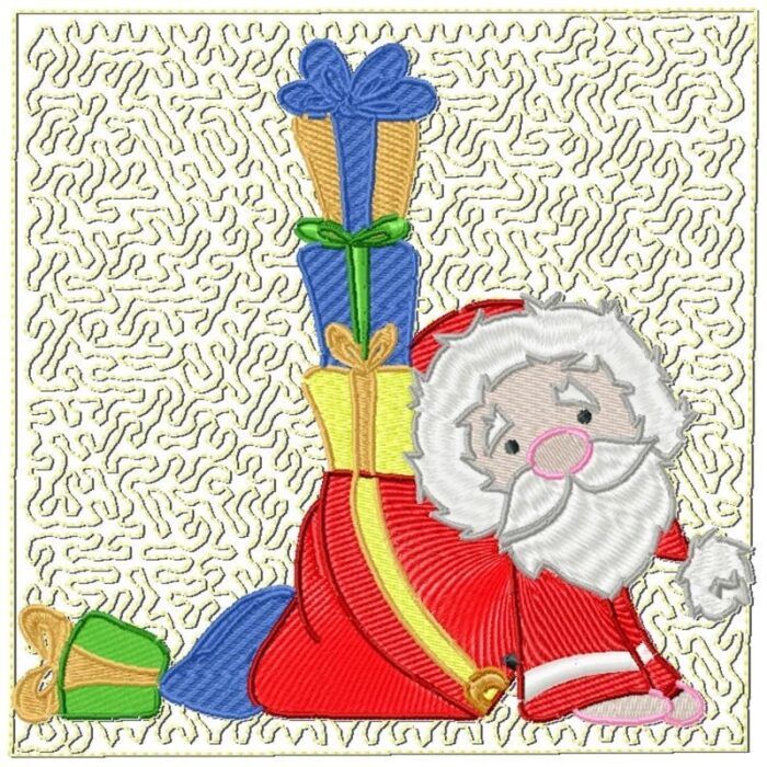 Santa Curly Blocks