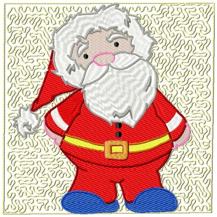 Santa Curly Blocks