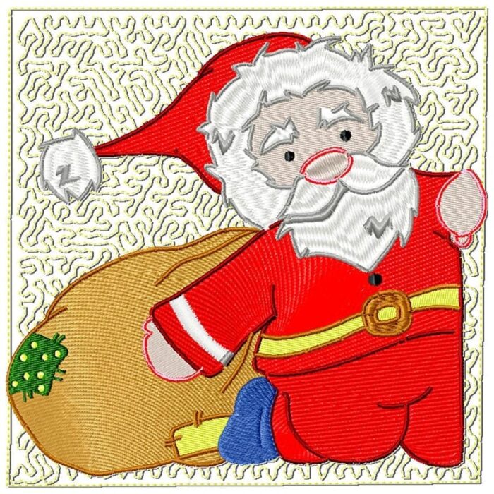 Santa Curly Blocks