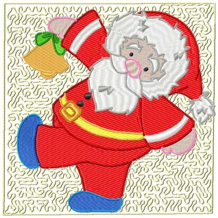 Santa Curly Blocks