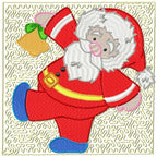 Santa Curly Blocks