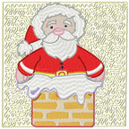 Santa Curly Blocks