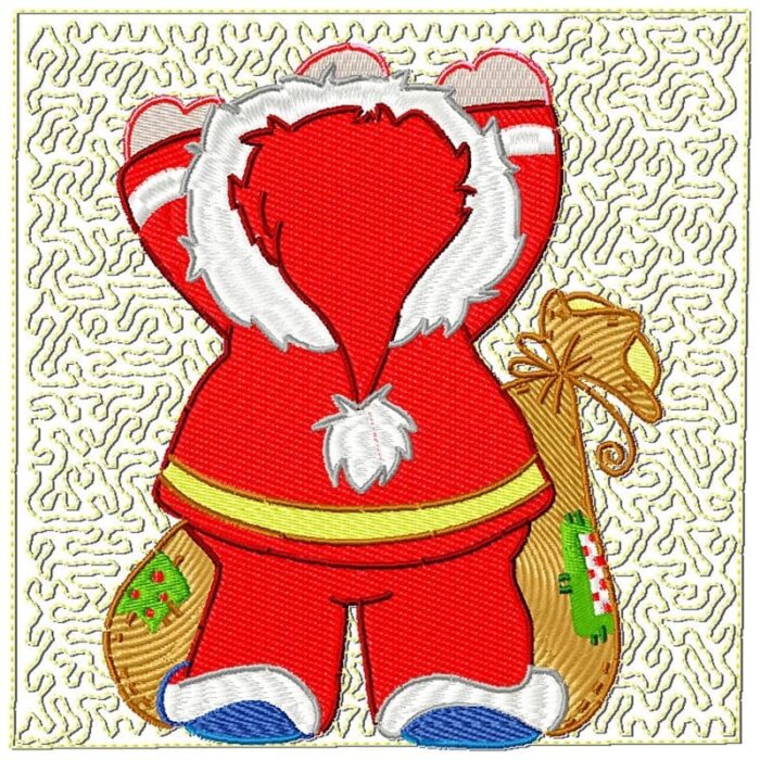 Santa Curly Blocks