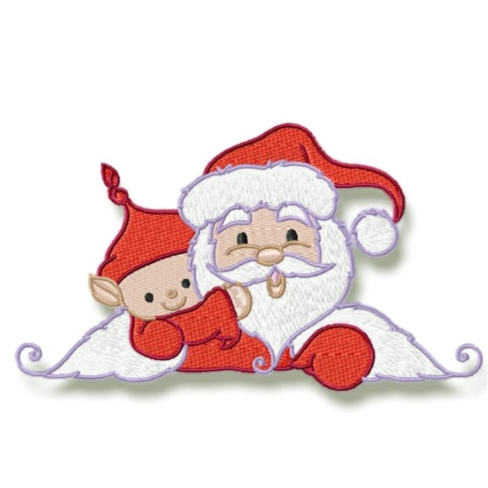 Santa With Friends