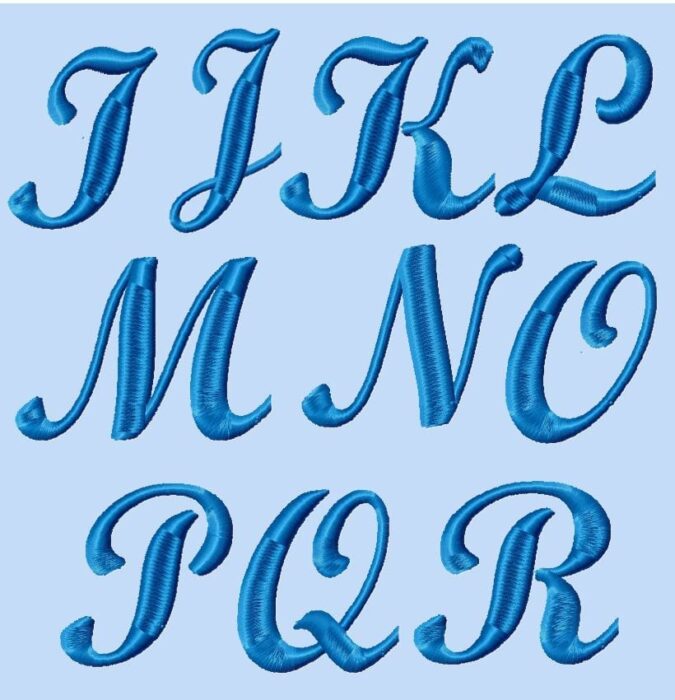 Script Alphabet Three