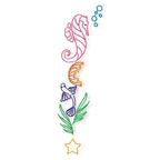 Colour line Sea Horses