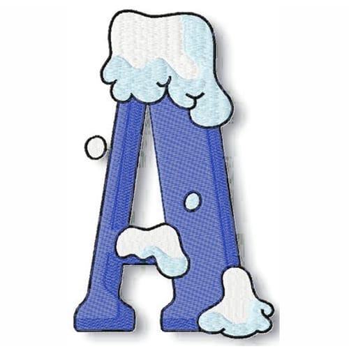 Snow Alphabet