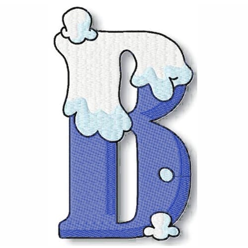 Snow Alphabet