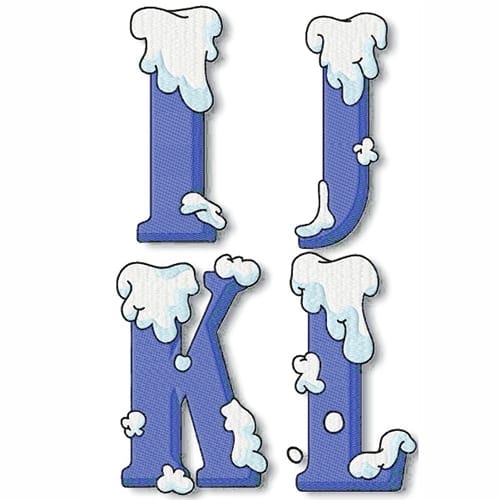 Snow Alphabet
