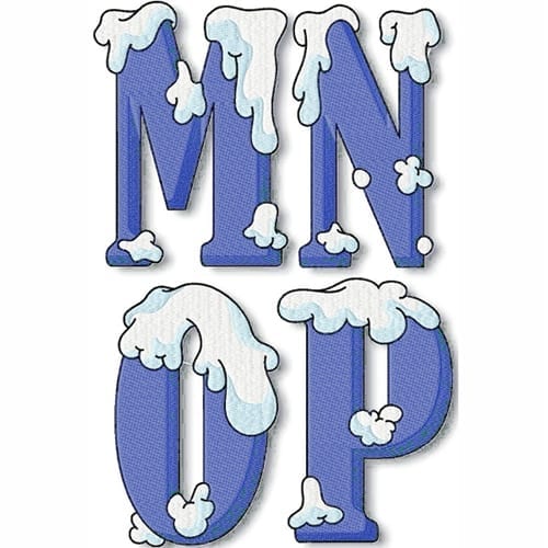 Snow Alphabet