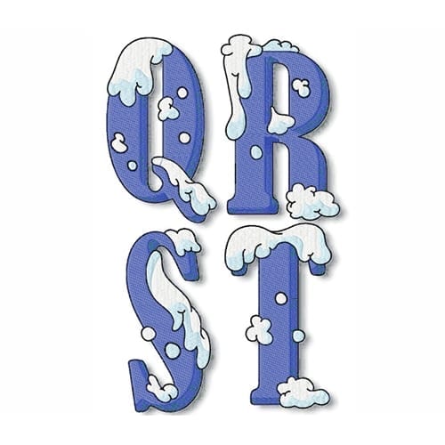 Snow Alphabet