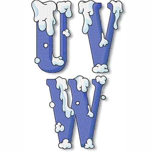 Snow Alphabet