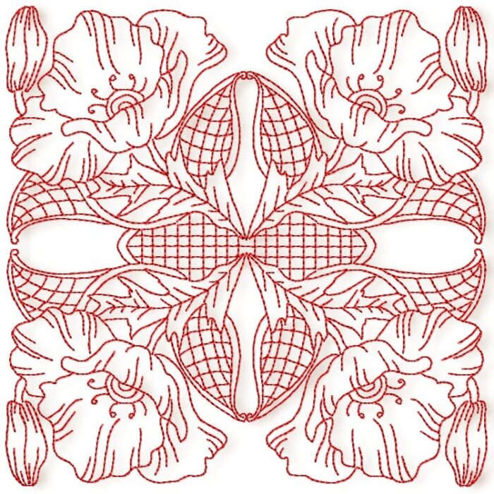Spectacular Redwork Blocks