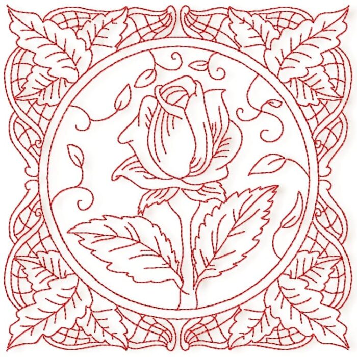 Spectacular Redwork Blocks