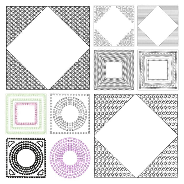 Stipple Quilting Background embroidery designs