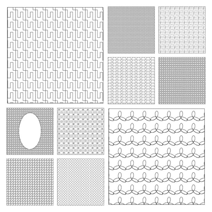Stipple Quilting Background