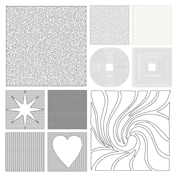 Stipple Quilting Background