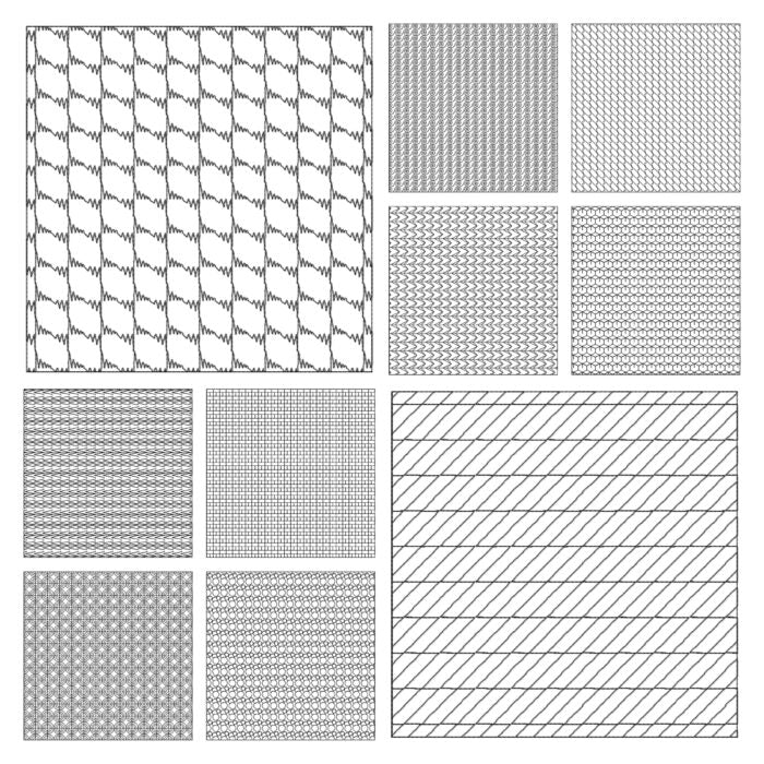 Stipple Quilting Background