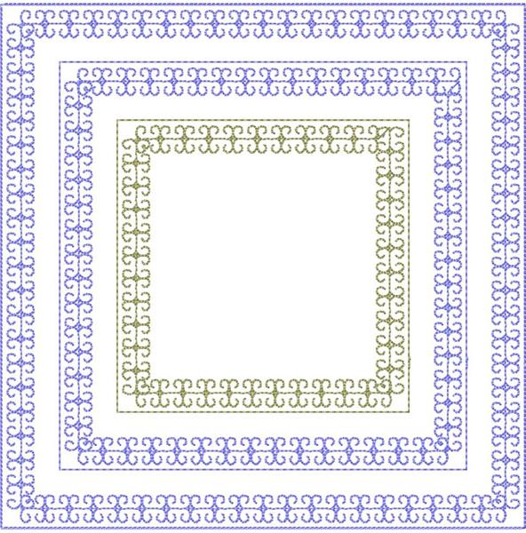 Stipple Quilting Background