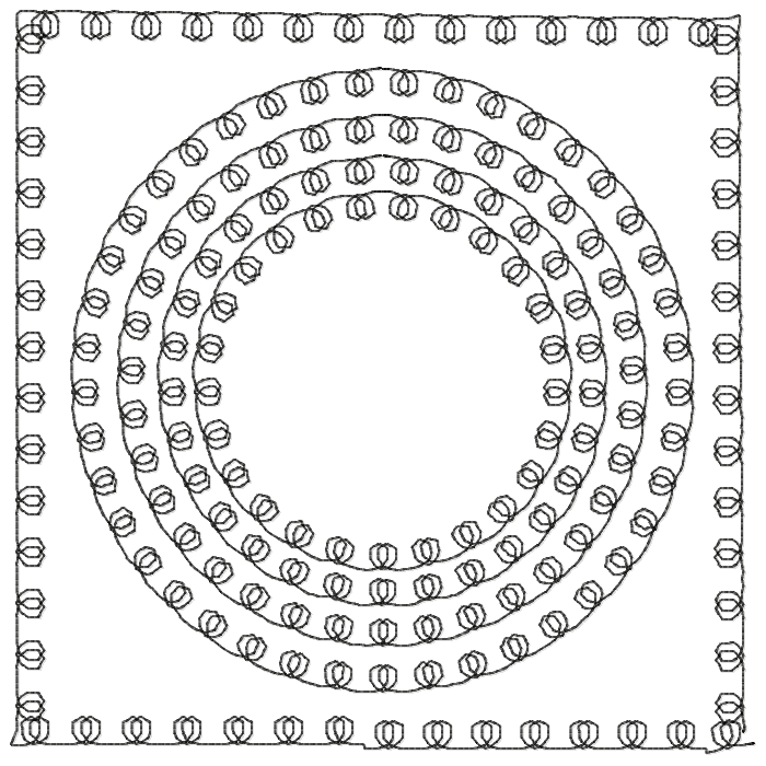 Stipple Quilting Background