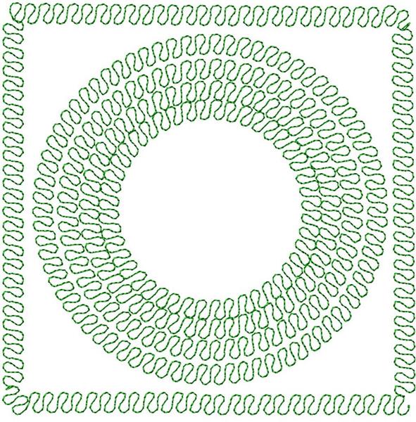 Stipple Quilting Background
