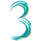 Stripe Alphabet With Numbers