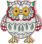Stunning Owls Machine Embroidery