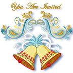 Stylish Wedding machine embroidery