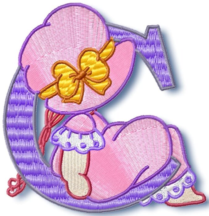 Sunbonnet Alphabet